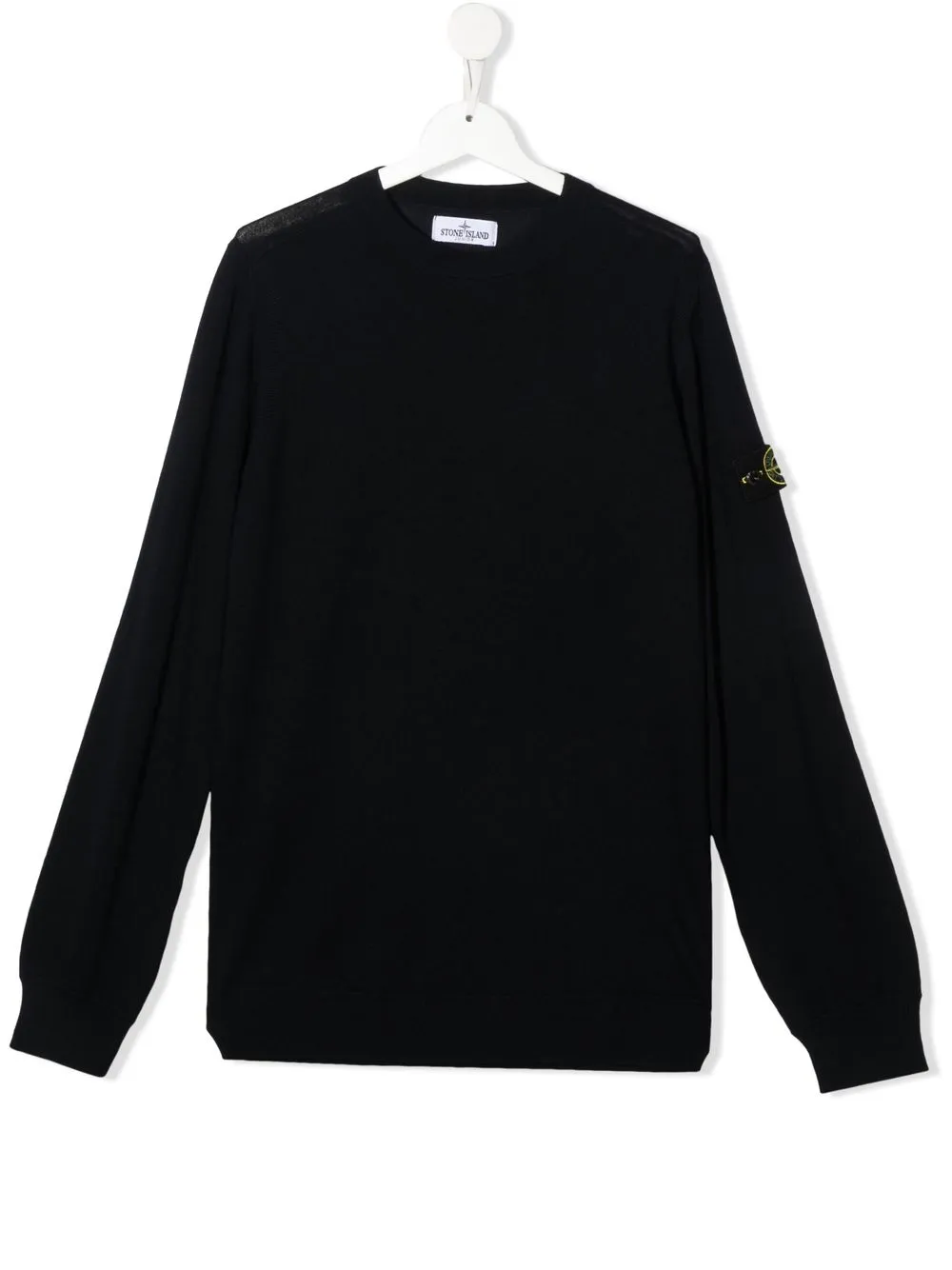 

Stone Island Junior TEEN compass-patch wool jumper - Blue