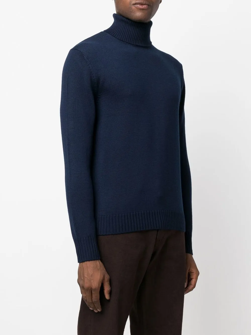  Ballantyne Pullover Mit Rollkragen   Blau 