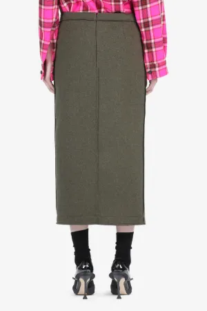Side Split Pencil Skirt