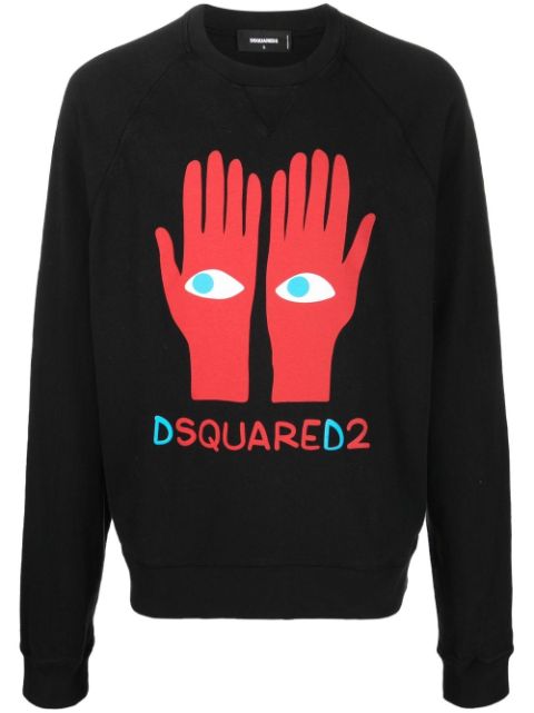 DSQUARED2 graphic-print logo sweatshirt Men