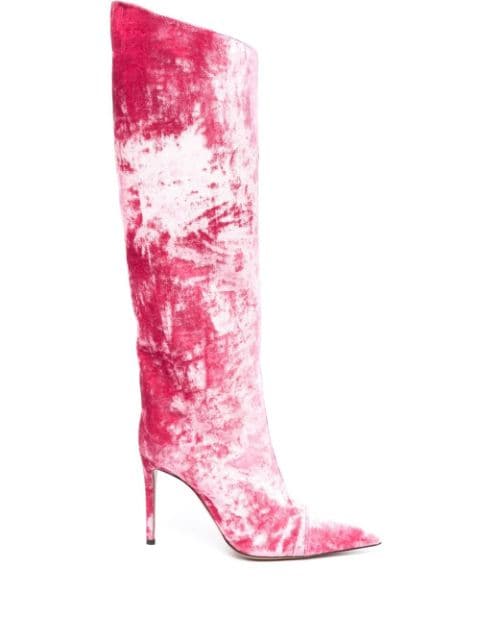 Alexandre Vauthier stiletto-heel velvet boots