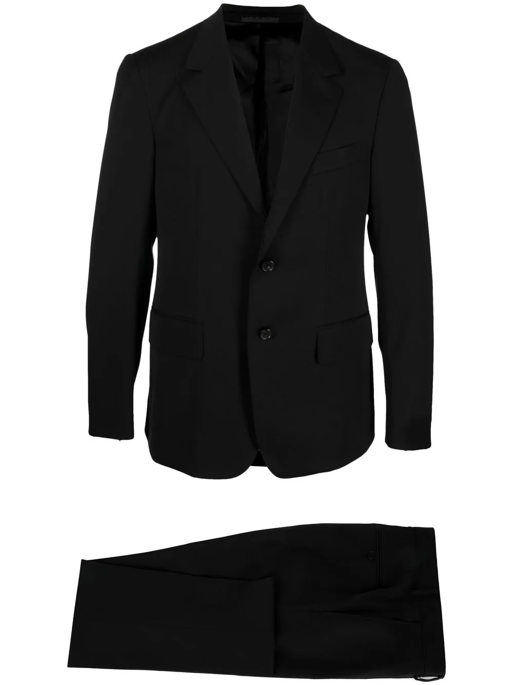 

Caruso two-piece wool suit - Black