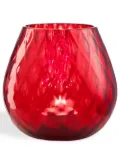 NasonMoretti glass candle holder - Red