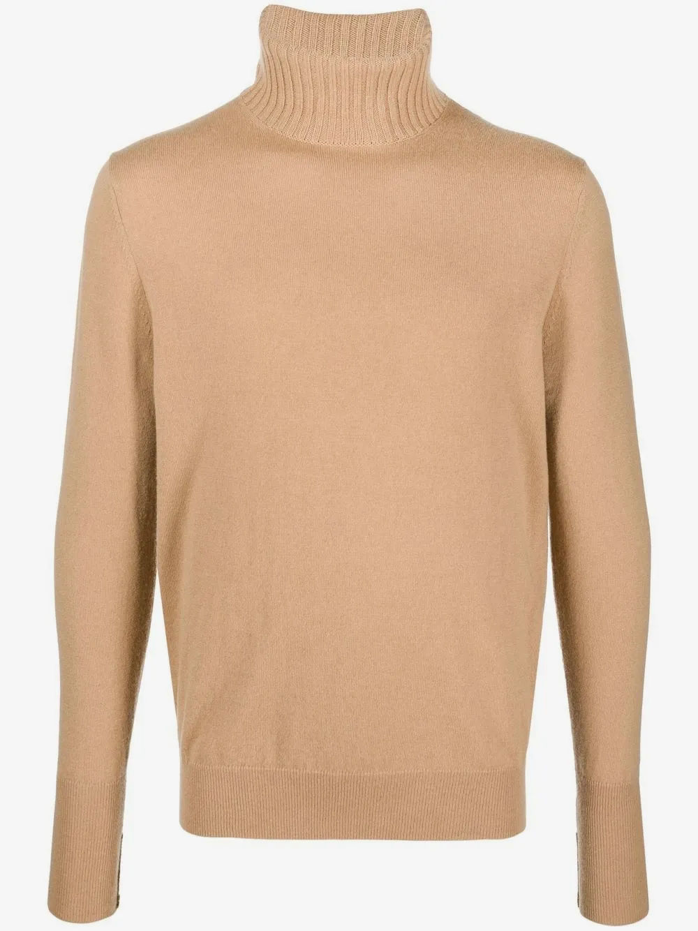 Ballantyne roll-neck fine knit jumper | Neutrals | Image 1