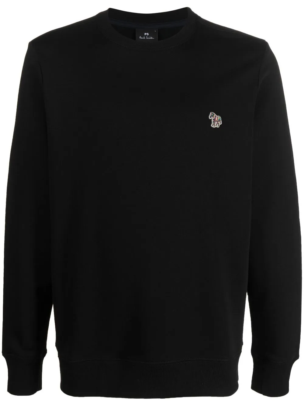 

PS Paul Smith sudadera con parche de cebra - Negro