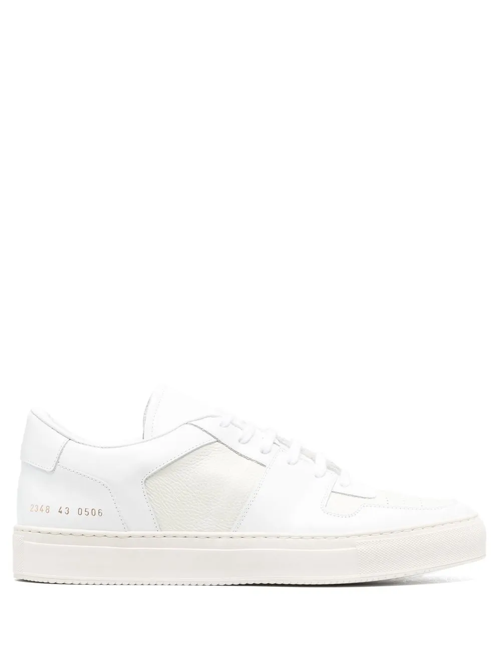 

Common Projects BBall Leather Sneakers - Blanco