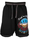 MARKET logo drawstring shorts - Black
