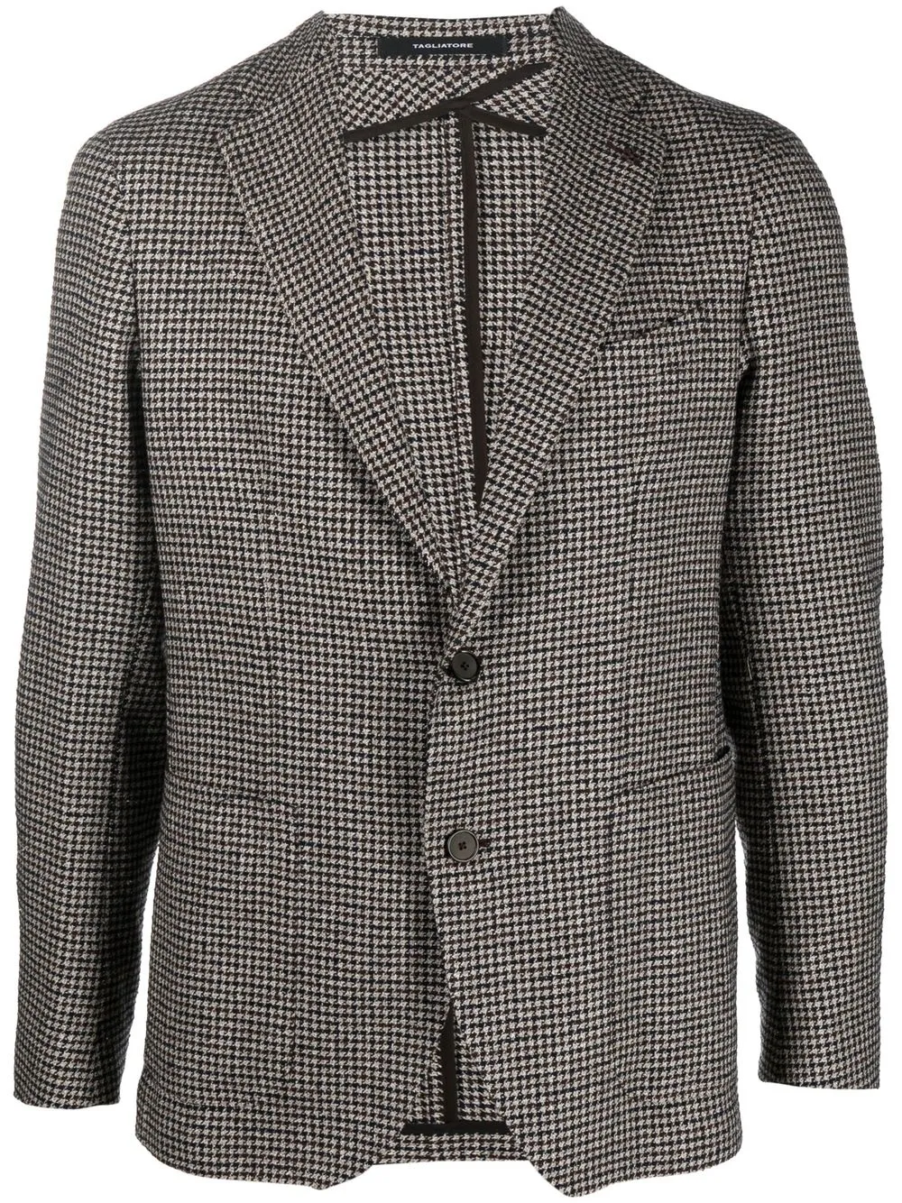 

Tagliatore blazer con motivo pied de poule - Neutro