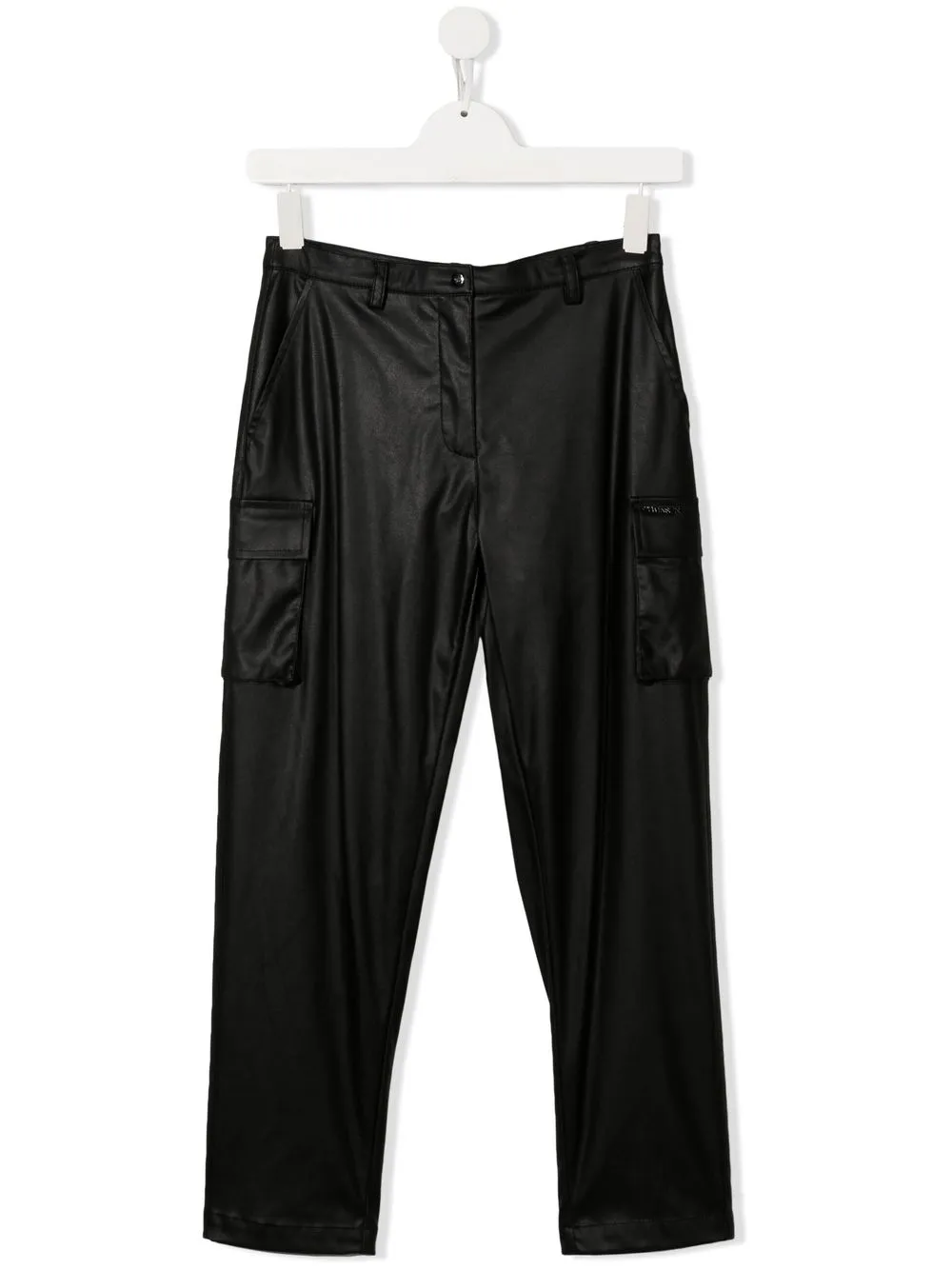 

TWINSET Kids pantalones rectos - Negro