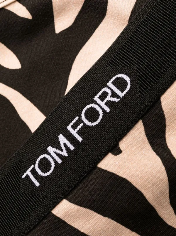 TOM FORD トム・フォード ゼブラプリント ブリーフ | ブラック