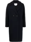Harris Wharf London bouclé double-breasted coat - Blue