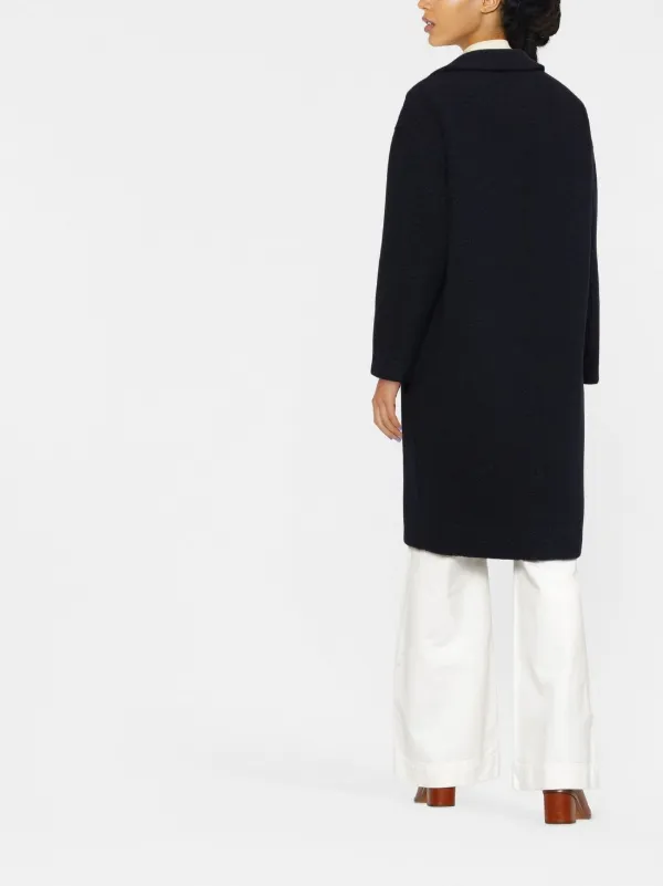 Harris Wharf London Bouclé double-breasted Coat | Blue