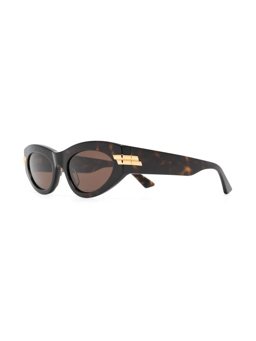 Image 2 of Bottega Veneta Eyewear tortoiseshell cat-eye frame sunglasses