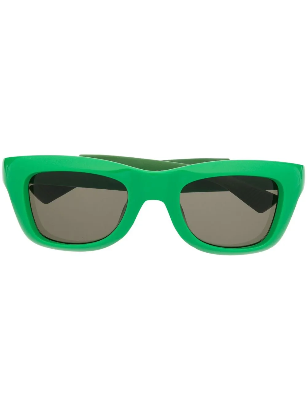 

Bottega Veneta Eyewear lentes de sol con armazón gruesa y diseño de dos tonos - Verde