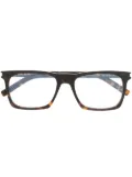 Saint Laurent Eyewear tortoise-shell square frames - Brown