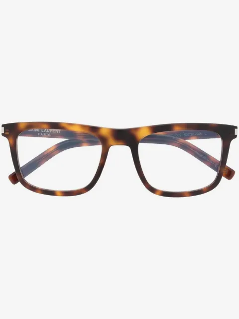 Saint Laurent Eyewear tortoiseshell-effect glasses
