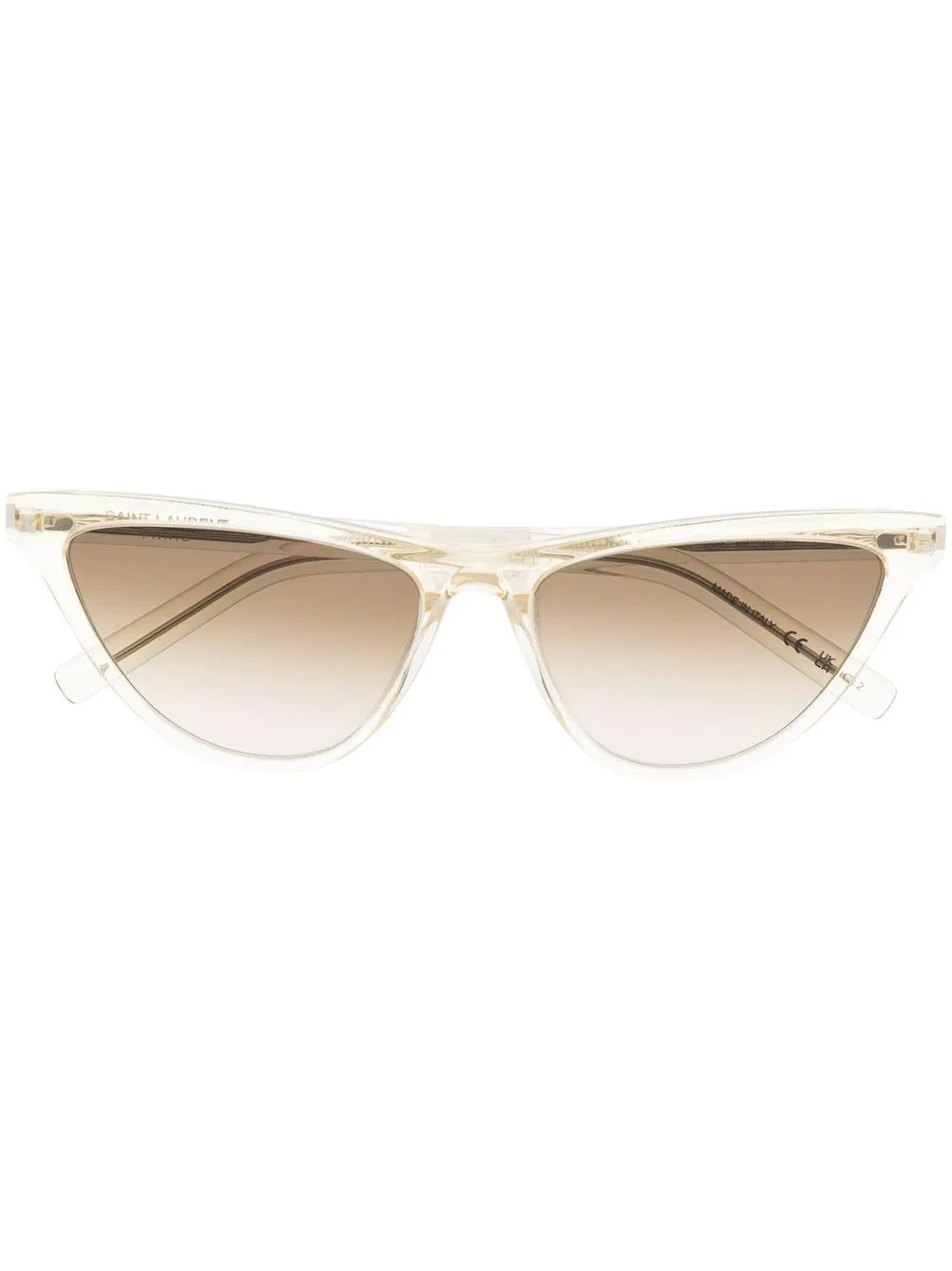 

Saint Laurent Eyewear lentes de sol con armazón cat eye - Amarillo