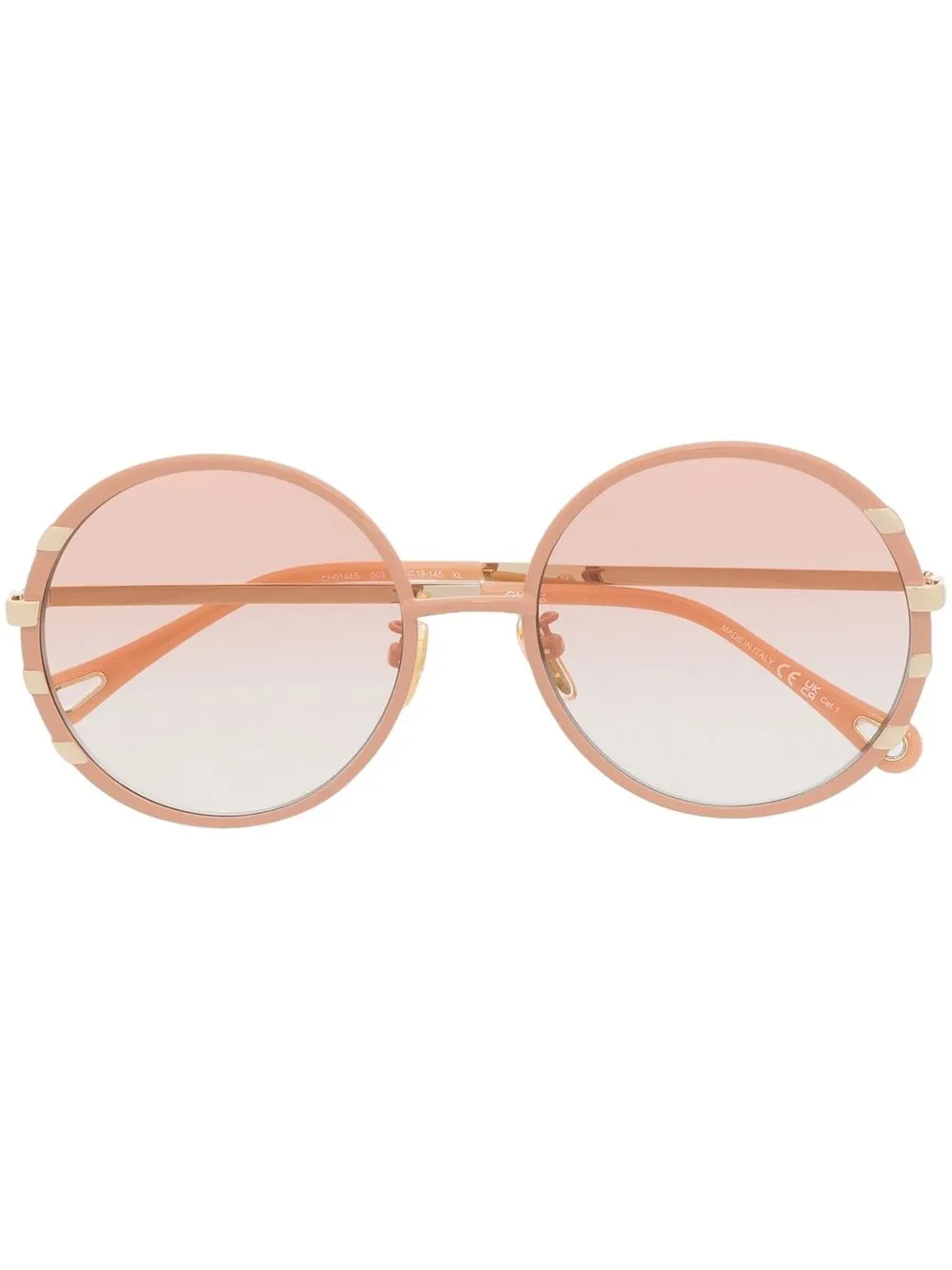 

Chloé Eyewear lentes de sol con armazón redonda - Rosado