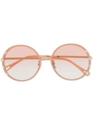 Chloe oversized round sales sunglasses