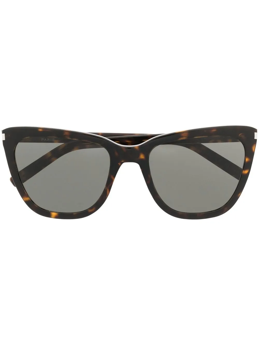 

Saint Laurent Eyewear Tortoiseshell oversized sunglasses - Brown