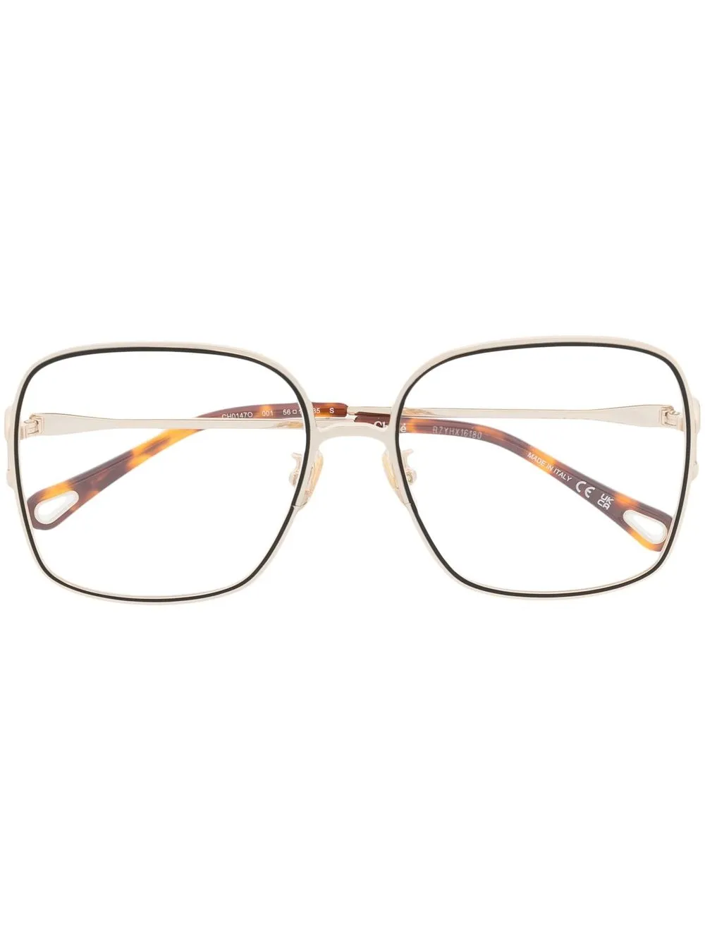 

Chloé Eyewear Austine square-frame glasses - Brown