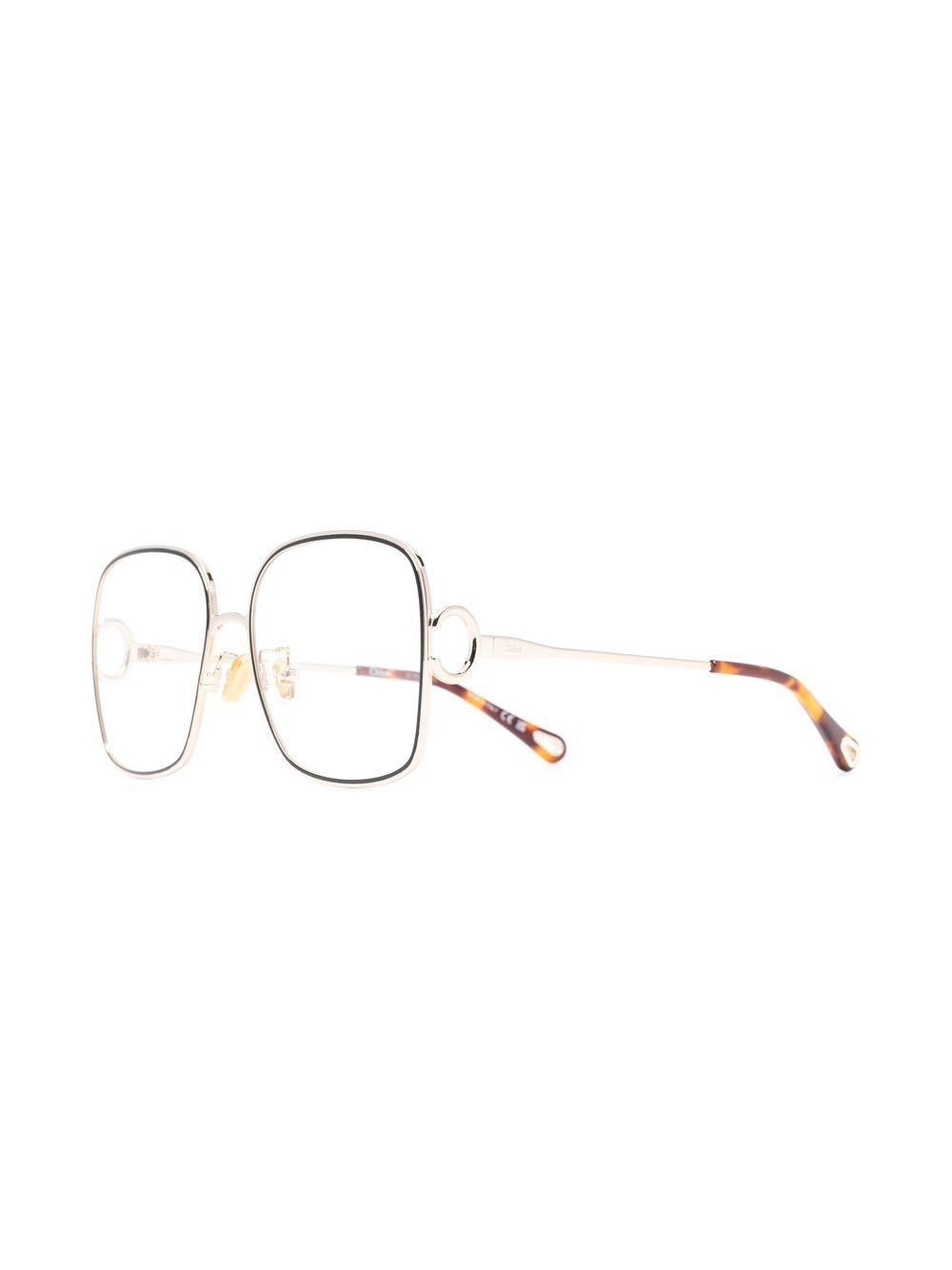 Chloé Eyewear Austine bril met vierkant montuur - Bruin