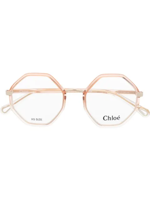 Chloé Eyewear lentes con armazón hexagonal