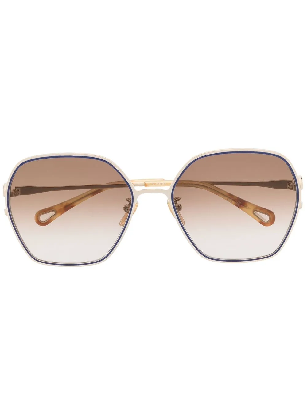 

Chloé Eyewear lentes de sol con armazón redonda - Dorado