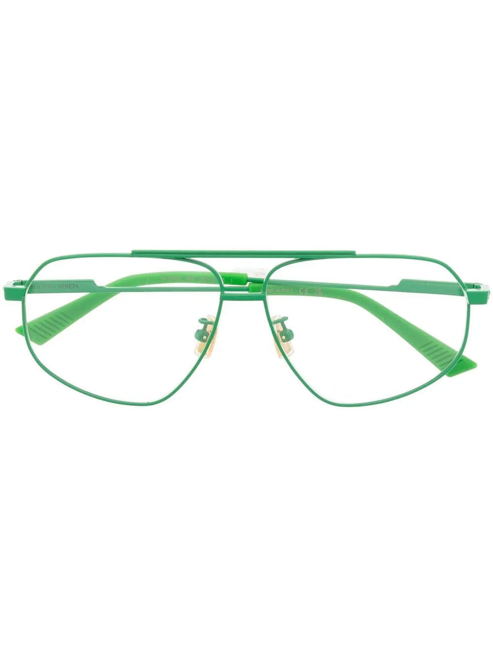 

Bottega Veneta Eyewear lentes con armazón geométrica - Verde