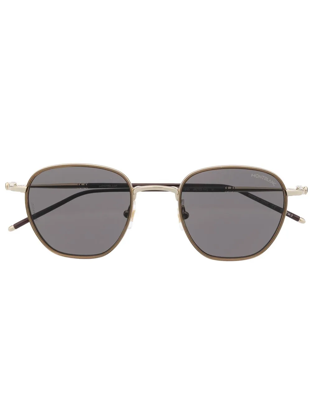 

Montblanc square-frame sunglasses - Grey