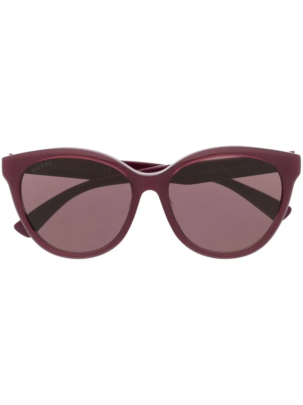 

Gucci Eyewear lentes de sol con armazón redonda - Morado