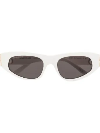Balenciaga Eyewear Dynasty D-frame Sunglasses | White | FARFETCH