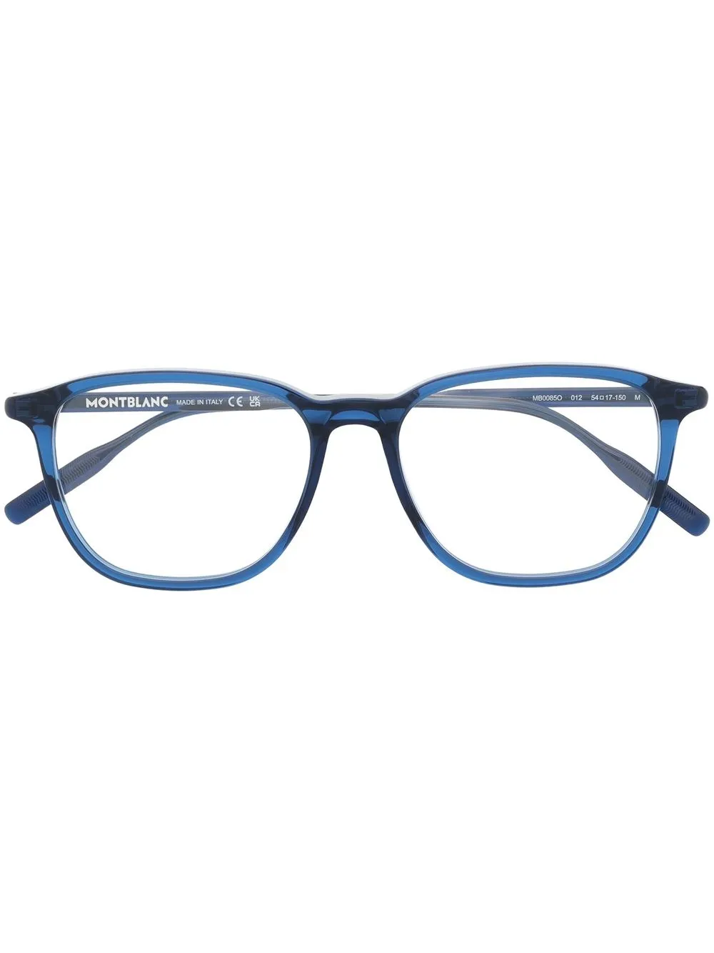 

Montblanc lentes con armazón cuadrada - Azul