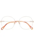 Chloé Eyewear Benjamine round-frame glasses - Gold
