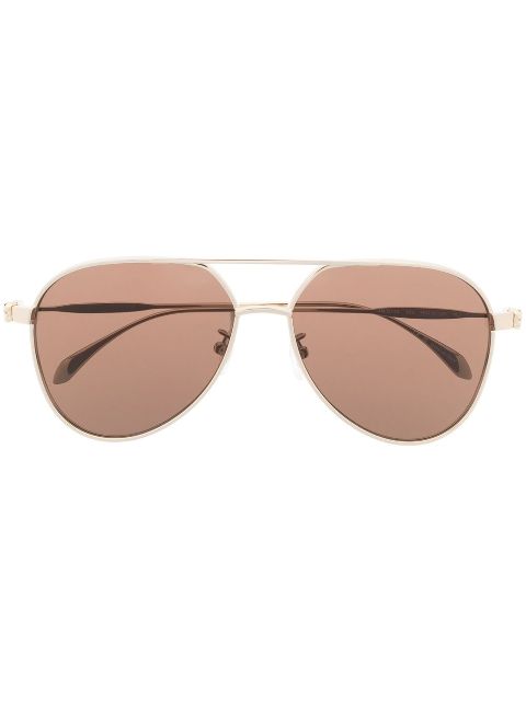 Alexander McQueen Eyewear tinted round-frame sunglasses Men