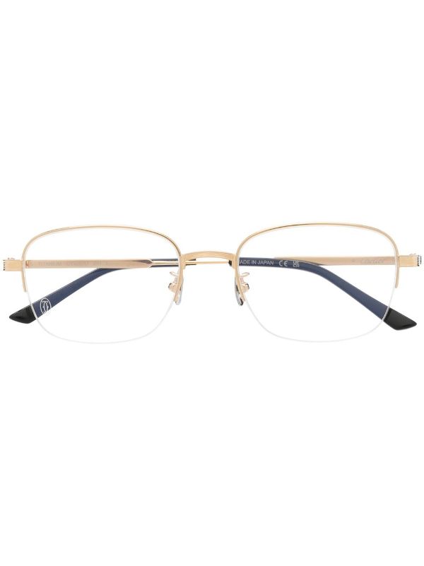 All gold frame sales glasses