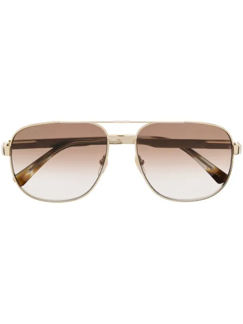 Gucci Eyewear pilot-frame tinted sunglasses