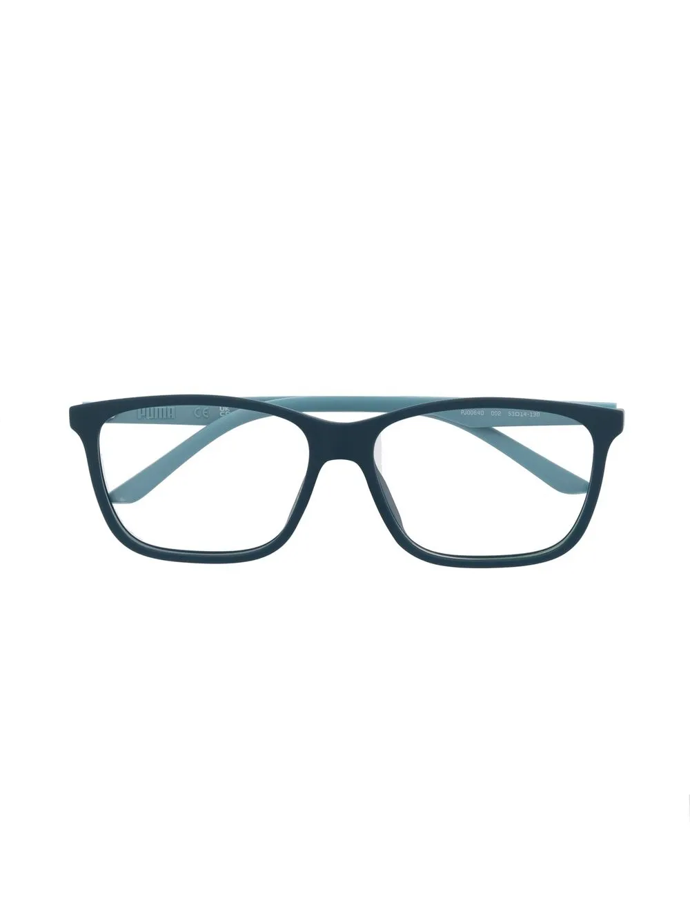 Puma Kids wayfarer-frame glasses - Blue