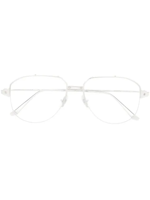 Cartier Eyewear pilot-frame glasses