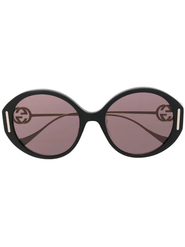 Gucci oversized cheap round sunglasses