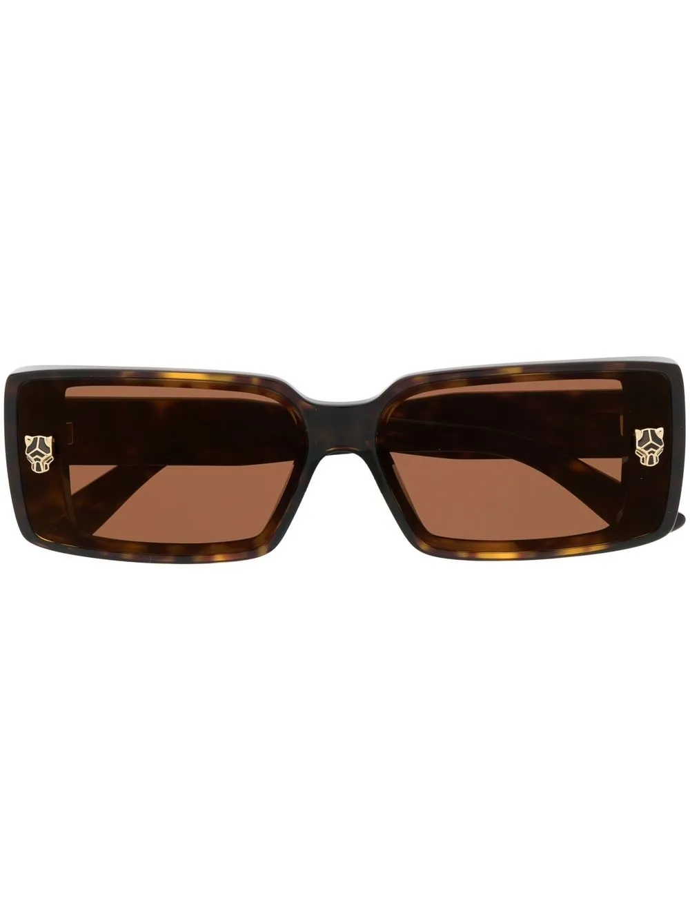 

Cartier Eyewear lentes de sol con armazón rectangular - Marrón