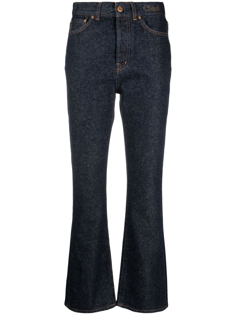 Image 1 of Chloé Iconic Navy flared jeans