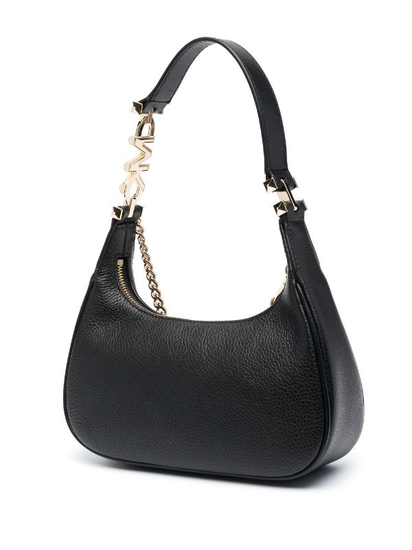 Michael Kors Chain-Link Leather Bucket Bag