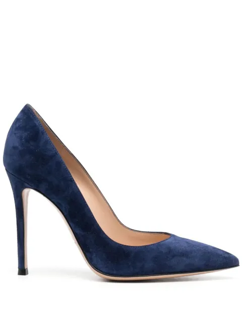 Gianvito Rossi 105mm pointed suede pumps