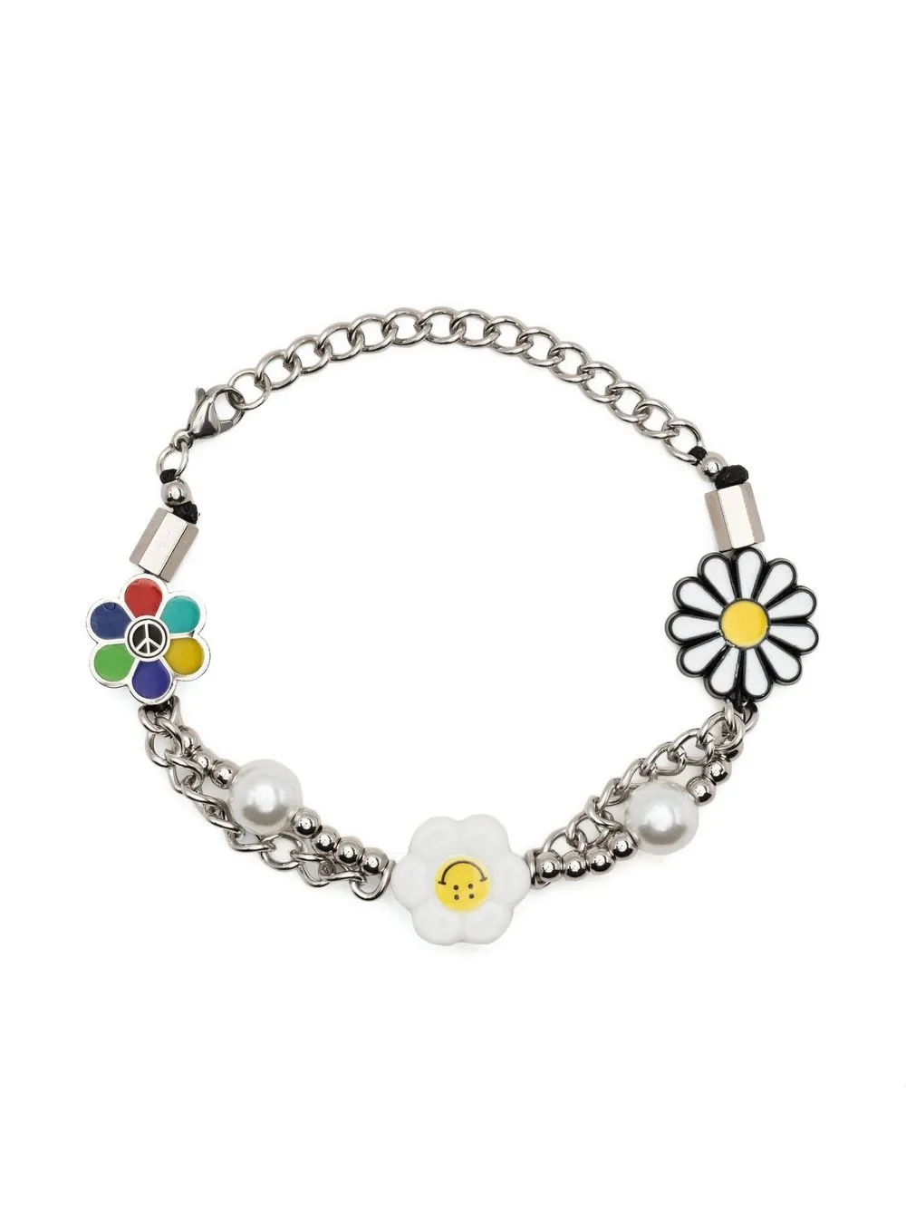 Click to view more detailed imagery on our partner's website Salute Charm-detail Chain Bracelet In Silver