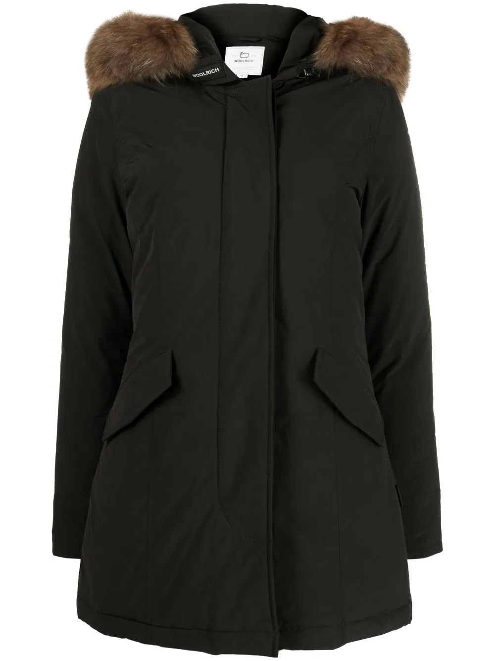 Woolrich Gewatteerd jack Zwart