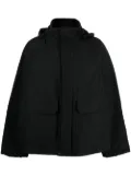 Balenciaga BB Icon Kick parka coat - Black