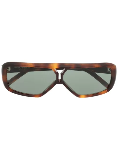 Saint Laurent Eyewear tortoiseshell-effect sunglasses