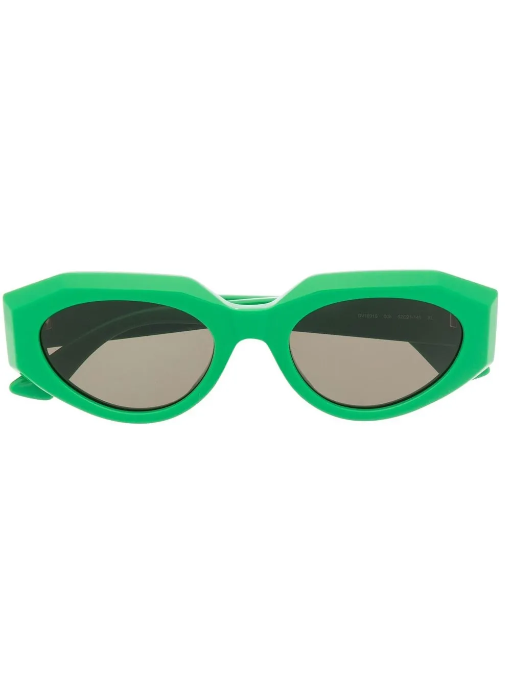 

Bottega Veneta Eyewear lentes de sol con armazón ovalada - Verde