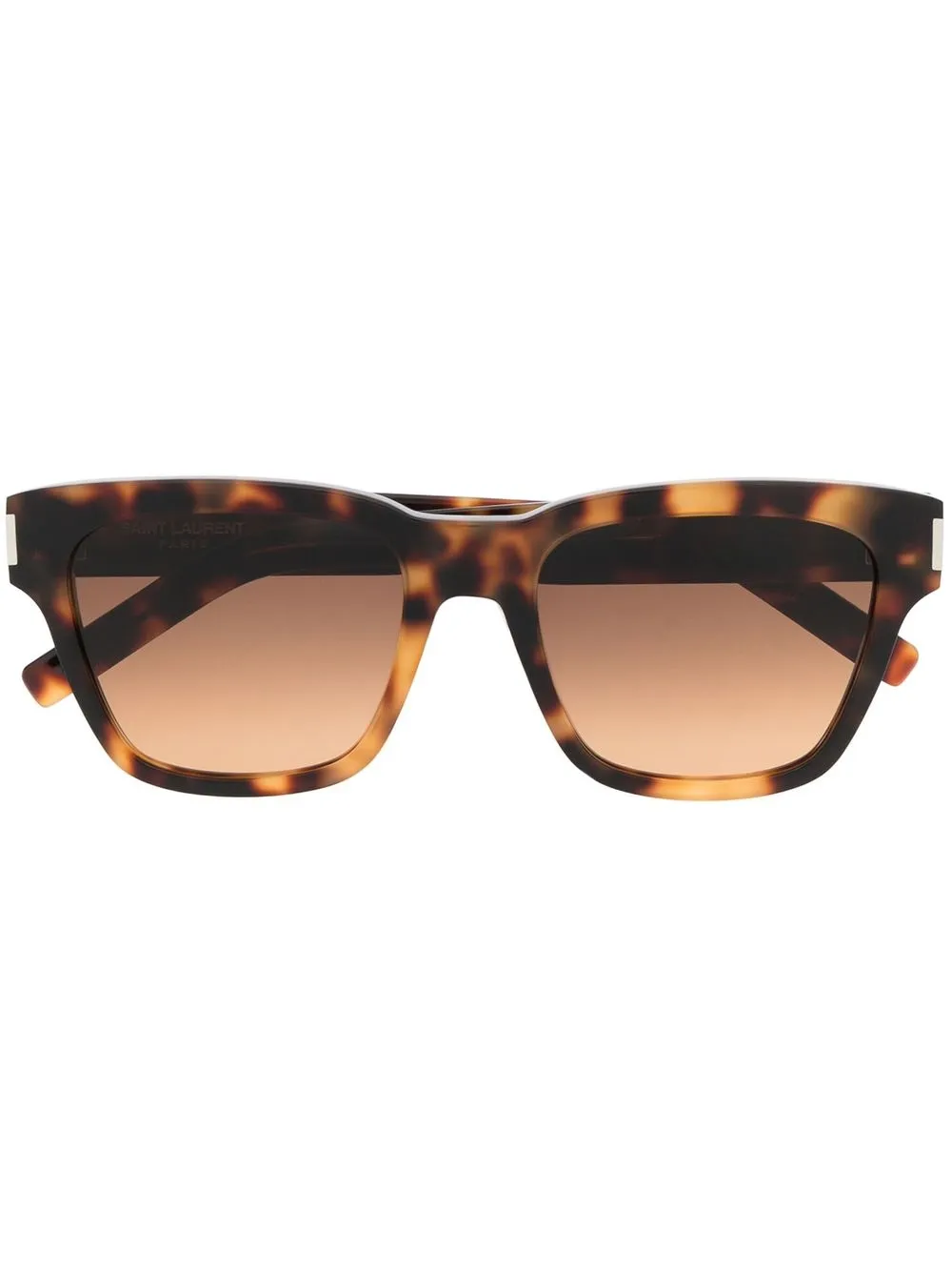 

Saint Laurent Eyewear lentes de sol con armazón wayfarer - Marrón